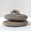 Two Koru Ring Silver