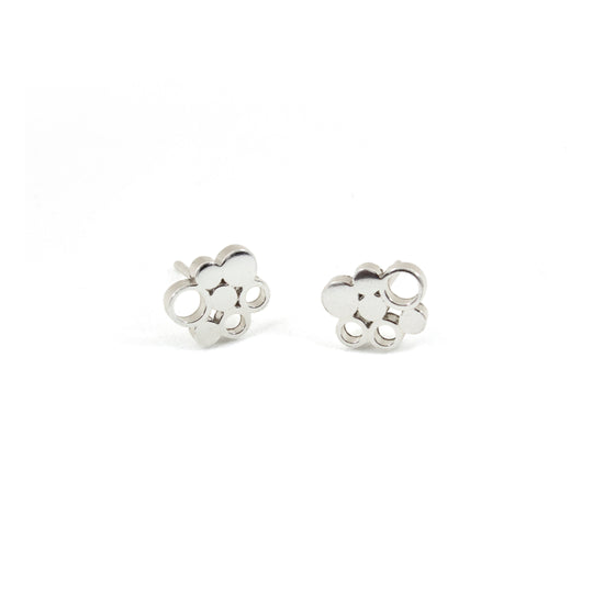 Elements Stud Earrings Silver