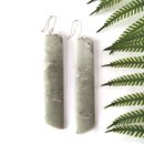 Large Pounamu Earrings Toki