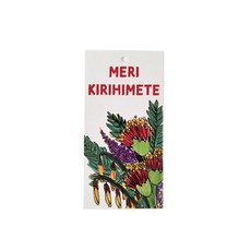 Native Flower Meri Kirihimete Tag-cards-The Vault