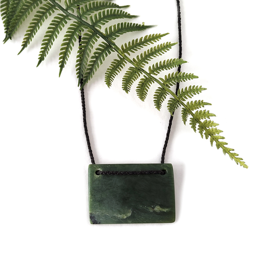 Pounamu Pendant Simple Rectangle