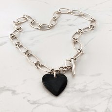 Fob Chain Necklace with Pounamu-jewellery-The Vault