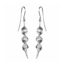 Kowhai Pod Earrings Silver