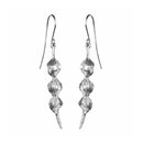 Kowhai Pod Earrings Silver