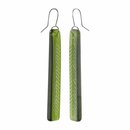 Glass Rimu Drop Earrings Green