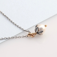 Blossom Drop Pendant White Pearl-jewellery-The Vault