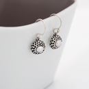 Mini Kina Drop Earrings Silver