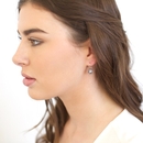 Mini Kina Drop Earrings Silver