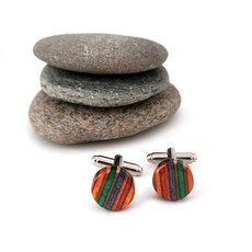 Skateboard Deck Cufflinks Style No3-jewellery-The Vault