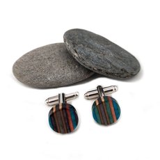 Skateboard Deck Cufflinks Style No4-jewellery-The Vault