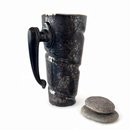 Large Milkshake Mug Black Crystal