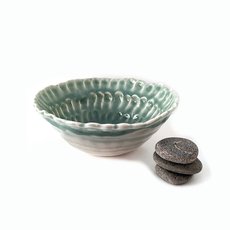 Large Porcelain Keepsake Bowl Celedon-artists-and-brands-The Vault