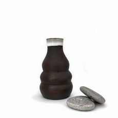 Bud Vase Bumpy Brown-artists-and-brands-The Vault