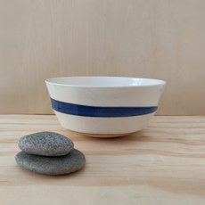 Small Cradle Bowl Blue Slip Highlight-artists-and-brands-The Vault