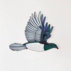 Kereru Wall Art 3D Laser Cut Painted-art-The Vault