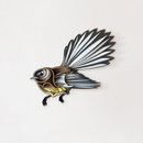 Fantail Wall Art 3D Laser Cut Painted