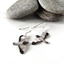 Flying Kereru Earrings Silver