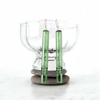 Toru Glass Earrings Green