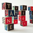 Pu Rakau Maori Letter Blocks