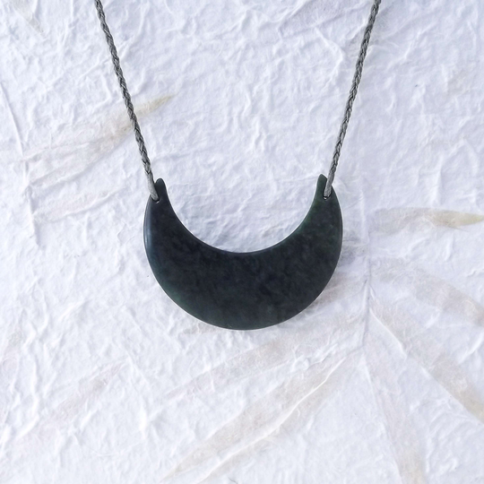 Pounamu Pendant Crescent