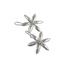 Puawananga Earrings Silver-jewellery-The Vault