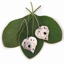 Extra Large Kawakawa Earrings Silver
