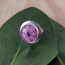 Pink Petal Glass Ring