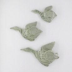 Set of 3 Ducks Tea Green-artists-and-brands-The Vault