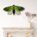 Puriri Moth Flying Wall Art 3D Laser Cut Painted