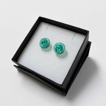 Koru Studs Sea Green