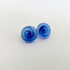 Koru Studs Sky Blue-jewellery-The Vault