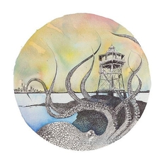Bean Rock Lighthouse Limited Edition Print A5 Square-artists-and-brands-The Vault