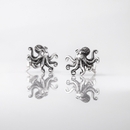 New Octopus Studs Silver