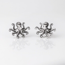 New Octopus Studs Silver