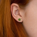 Baby Dewdrop Studs with Pounamu