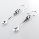 Goldilocks Spoon Earrings Silver