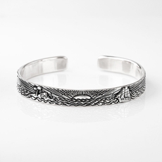 Pirate Treasure Cuff Silver-jewellery-The Vault