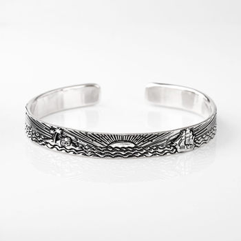 Pirate Treasure Cuff Silver