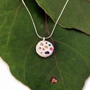 Candy Pendant Silver and Synthetic Sapphires