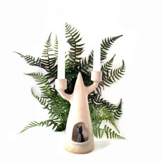 Cream Candelabra with Niche and Cat-artists-and-brands-The Vault