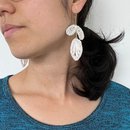 Winter Leaves Earrings Raffia