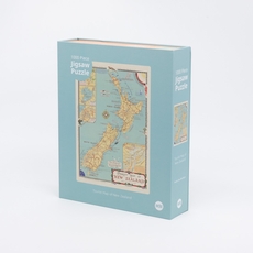 Tourist Map of NZ Jigsaw Puzzle Box-artists-and-brands-The Vault
