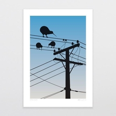 Local Flock A4 Print-artists-and-brands-The Vault