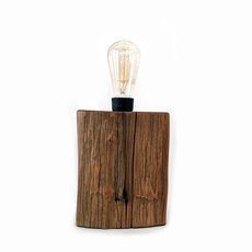 Reclaimed Totara Fence Post Lamp w Staple-artists-and-brands-The Vault