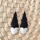 Huia Feather Earrings Small