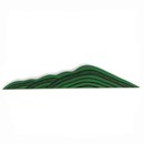 Kapiti Island Wall Art Small Bright Green