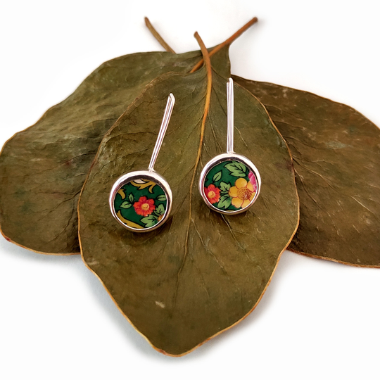 Stoke on Trent Earrings Square Hook