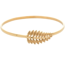 Fern Bangle 18ct Gold Plate