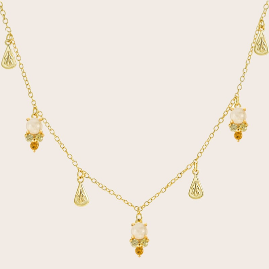 Dawn Necklace Gold Plate