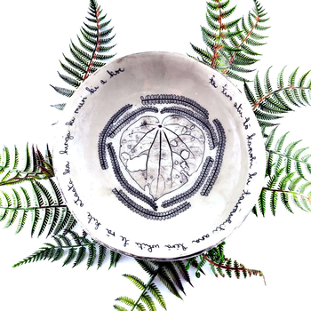 Large Whakatauki Bowl Style 7